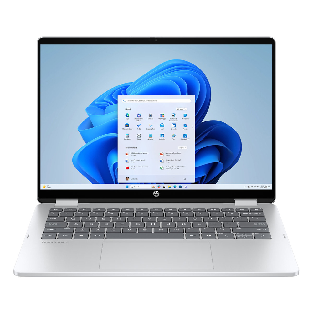 HP OmniBook 5 Flip 14-fp0749nz; Core 7 150U 1.8GHz/24GB RAM/1TB SSD PCIe/batteryCARE+